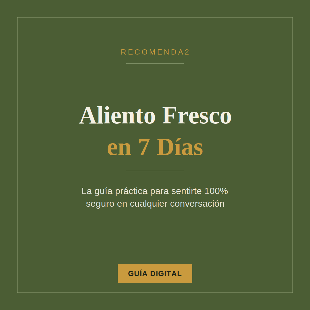 Aliento Fresco en 7 Días
